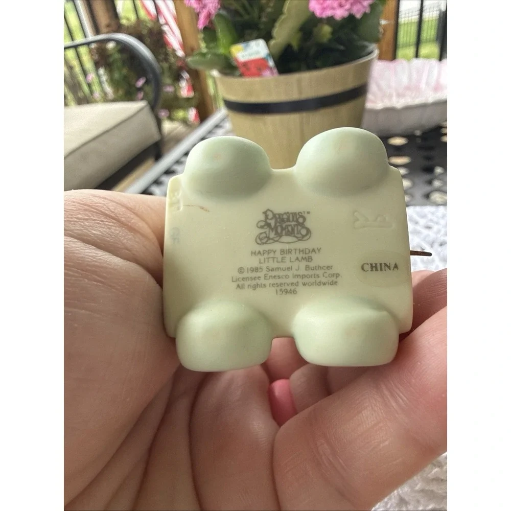 Precious Moments-Birthday Train -Happy Birthday Little Lamb - Lamb Age 1-No Box